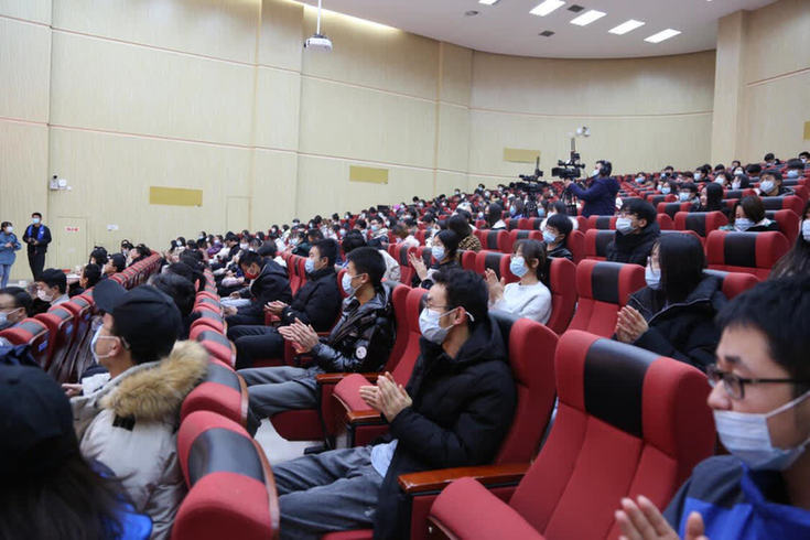 当代青年要勇挑重担——团中央青年宣讲团走进西北师范大学宣讲党的十九届五中全会精神