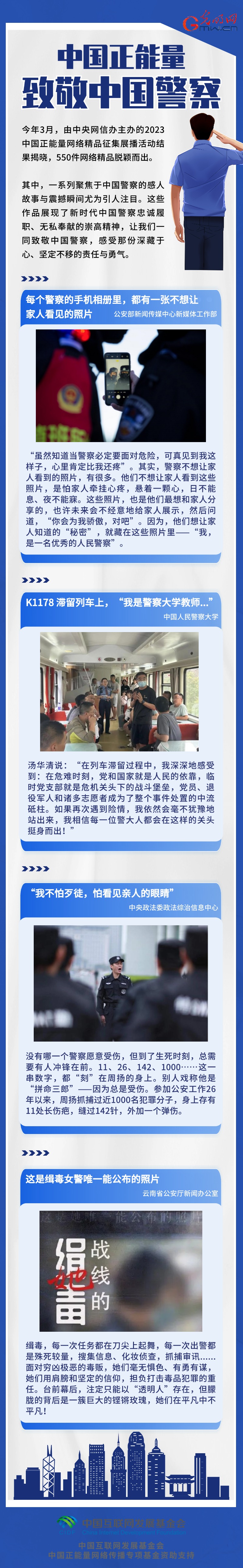 【海报】中国正能量：致敬中国警察