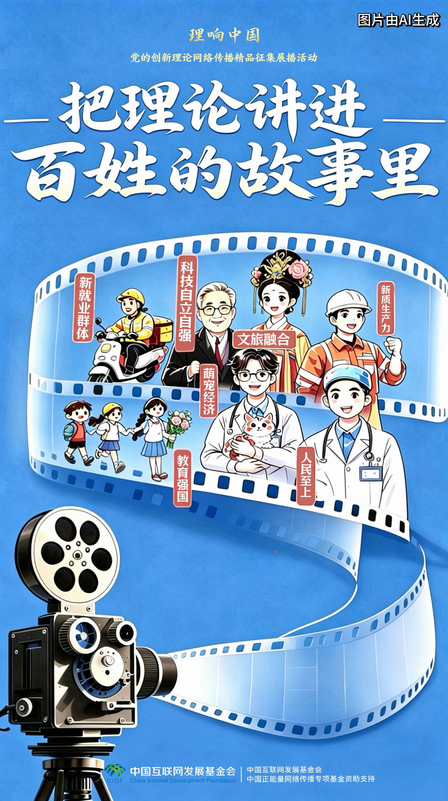 【理响中国】海报|把理论讲进百姓的故事里
